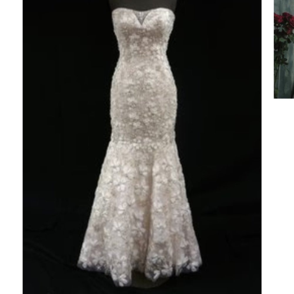 Allure Bridals c184 size 10 Never Worn or Altered